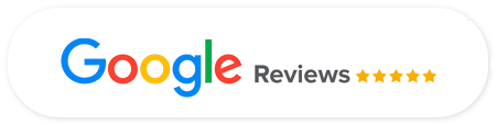 Five-star Google reviews badge